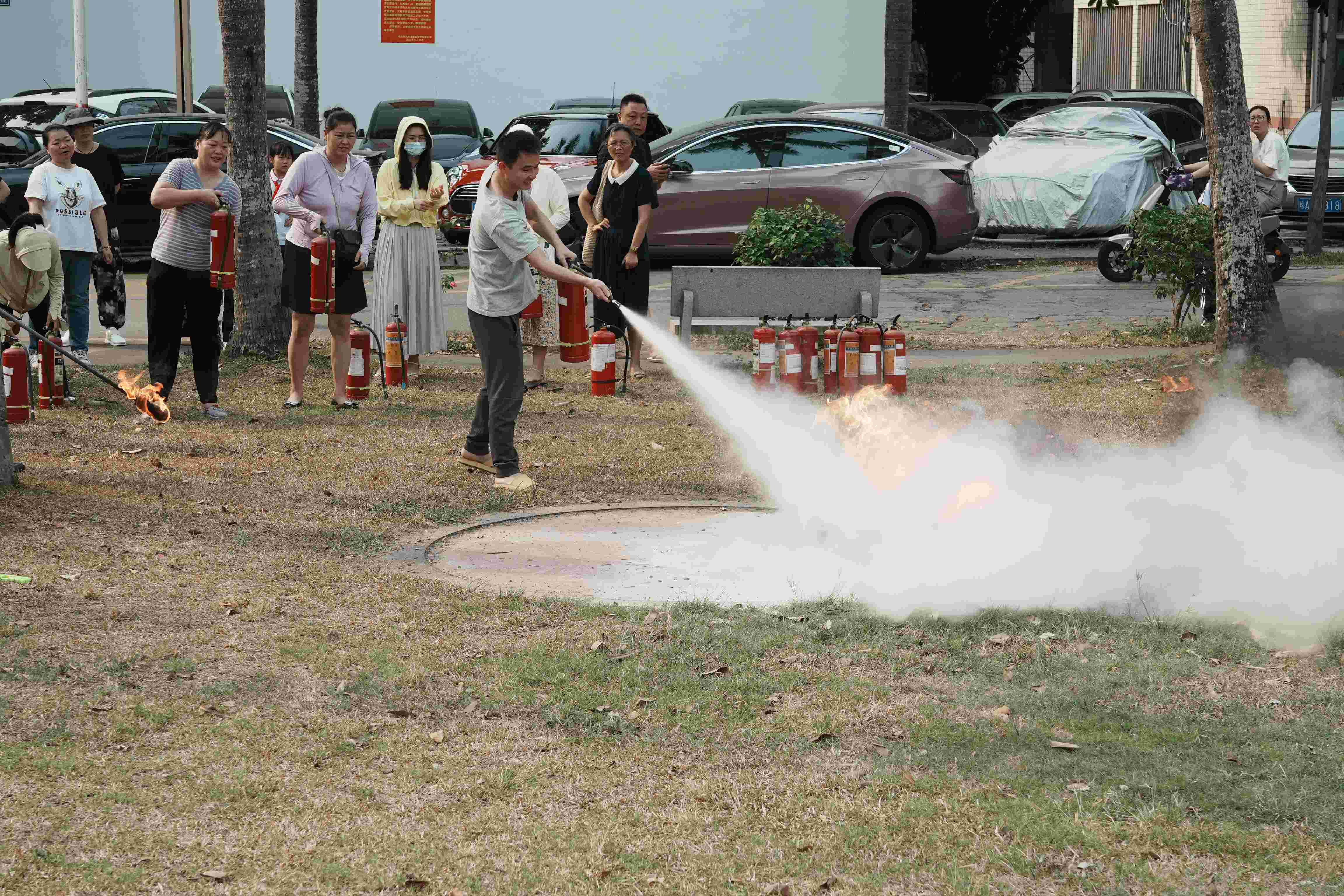 保卫处开展消防安全培训活动